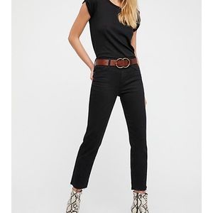 Free people clean girlfriend jeans